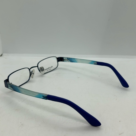 Konishi Flex Titanium KF2362 Unisex  Eyeglasses Frames RXable Dark Blue NWOT - Picture 4 of 7